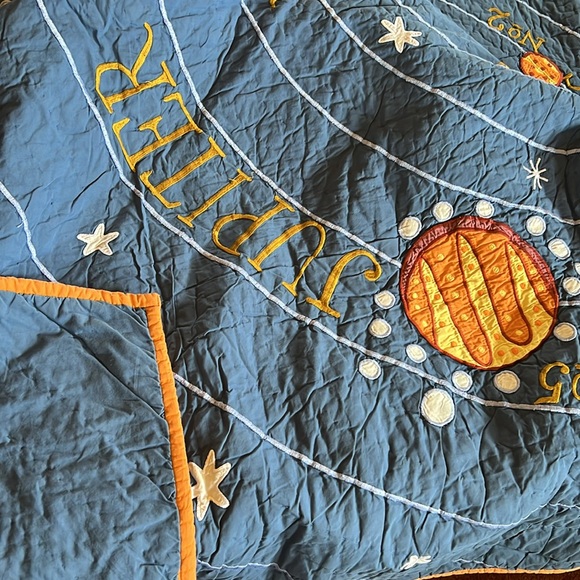 Land Of Nod Bedding Land Of Nod Space Themed Twin Size Quilted